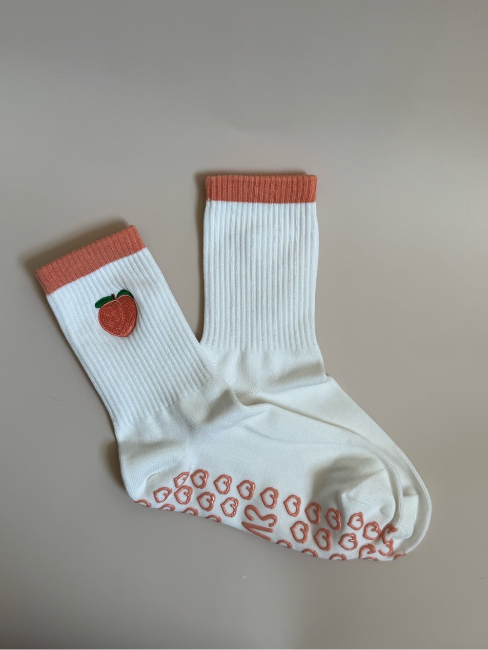 Perfect Peach Pilates Grip Socks